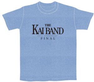 KAI BAND 45th+1 Anniversary FINAL ロゴTシャツ（ブルー）