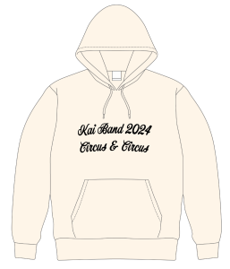 CIRCUS & CIRCUS 2024 ロゴパーカー（クリームイエロー）